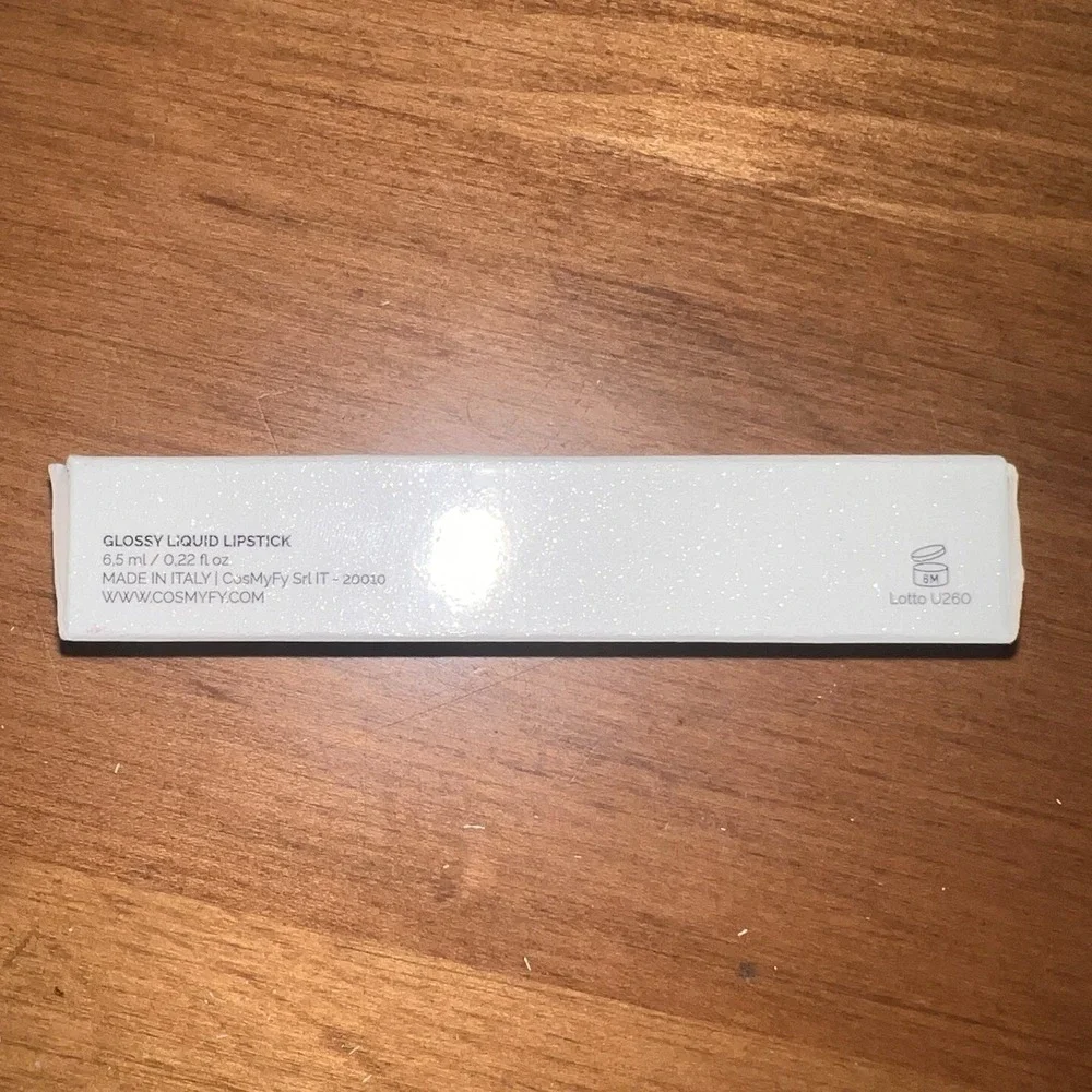 NEW Lip‎ Mousse Shiny Liquid Lipstick Cosmyfy MD (Poppy 02)● 0.22 FL Oz